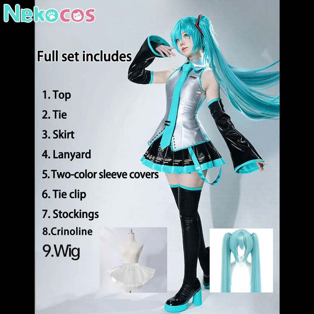 【Nekocos】Vocaloid Hatsune Miku Cosplay Snow Hatsune Cosplay Costume Premium Edition | Custom-Tailor