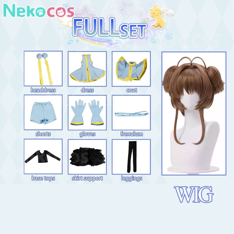 【Nekocos】Anime Cardcaptor Sakura Cosplay Kinomoto Sakura Dating Cosplay Costume Premium Edition