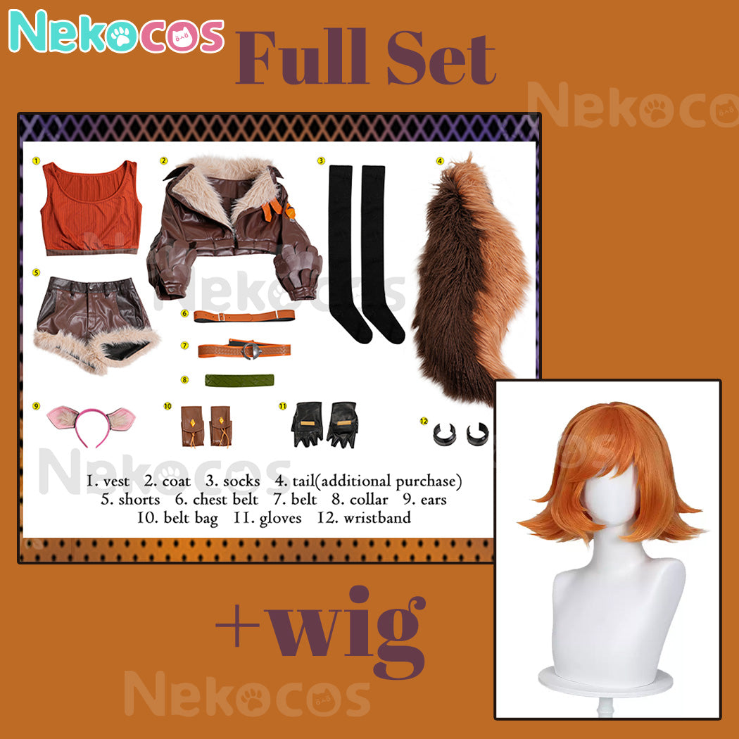 【Nekocos】Game Rivals Squirrel Girl Doreen Green Cosplay Costume