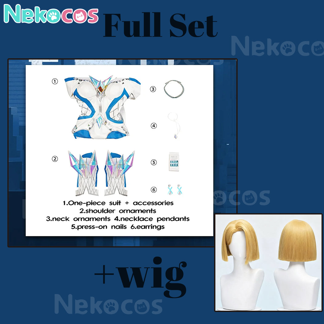【Nekocos】Game Rivals White Queen Emma Grace Frost Cosplay Costume