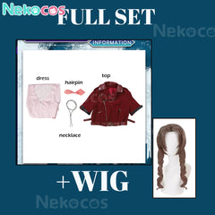 【Nekocos】Game Cosplay Remake Aerith Cosplay Costume | Custom-TailorCostume,Final Fantasy VII,Game
