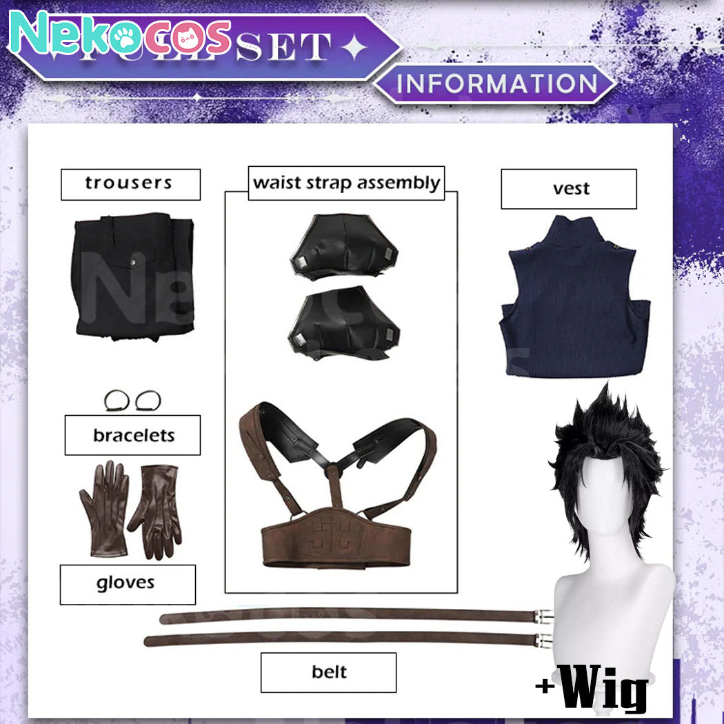 【Nekocos】Game Cosplay Zack·Fair Cosplay Costume