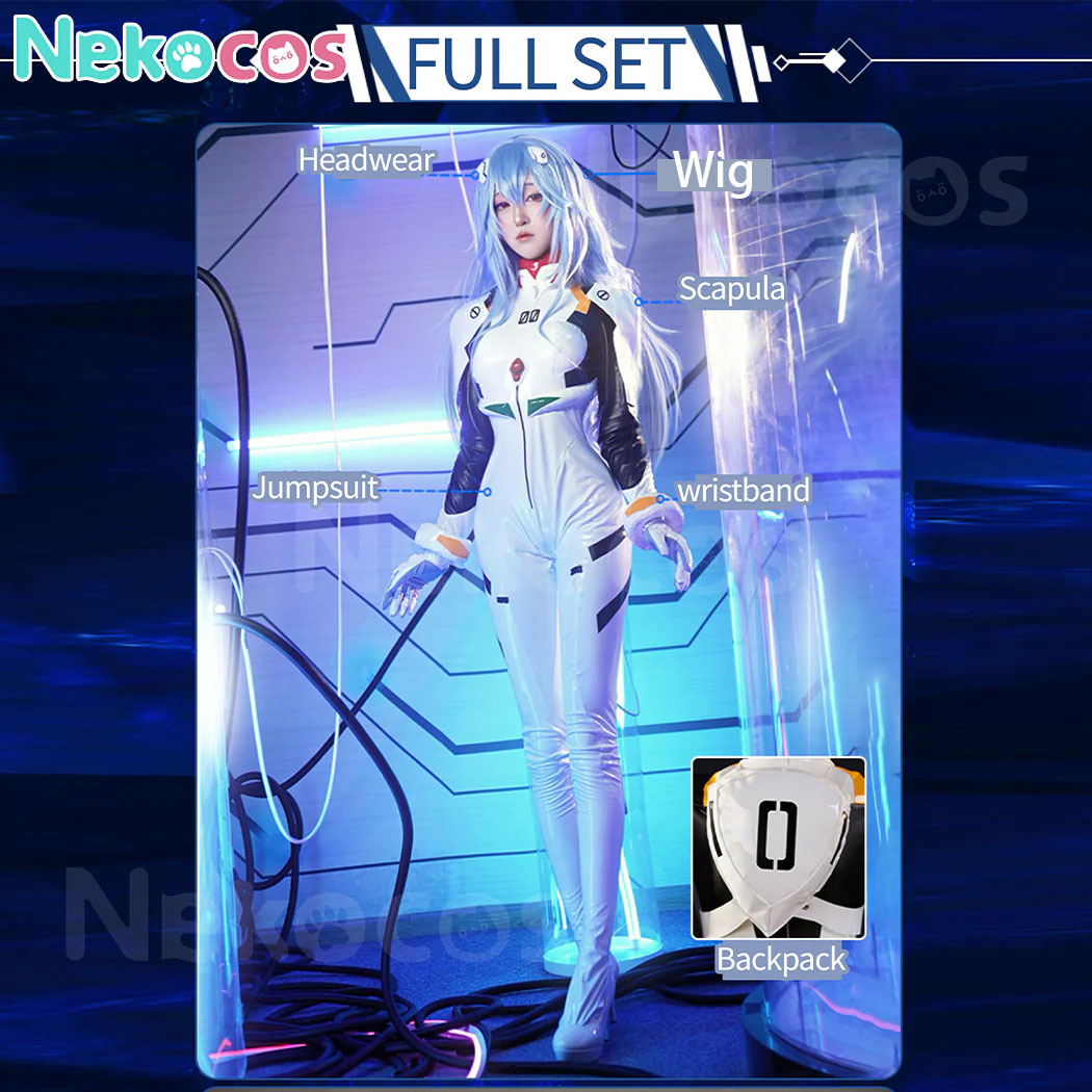 【Nekocos】Anime Cosplay Ayanami Rei Cosplay Costume | Custom-Tailor