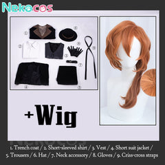 Nakahara Chuuya Cosplay Costume | Anime Outfit In StockAnime,Bungo Stray Dogs,Costume