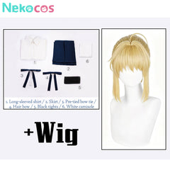 Fate/Stay Night Altria Pendragon Cosplay Costume - In StockCostume,Fate/stay night,Game