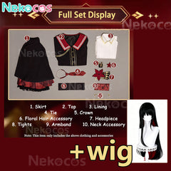 Nikaidou Hiro Cosplay Costume - Magical Girl Outfit In StockCostume,Game,Magical Girl Witch Trials