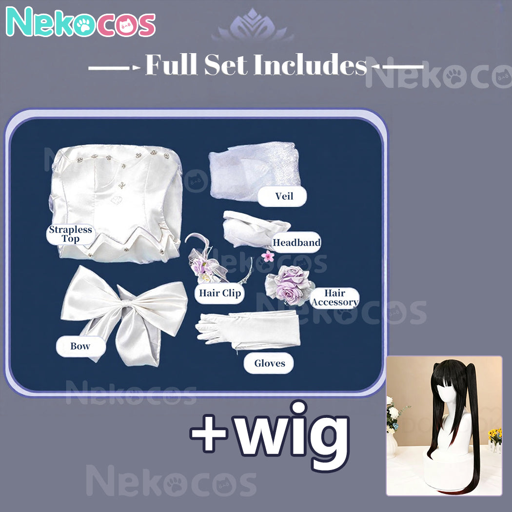 Kurumi Tokisaki Bridal Gown Cosplay Costume - Custom TailoredAnime,Costume,Date A Live