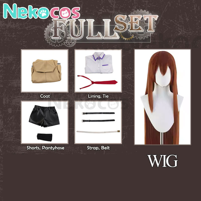 【Nekocos】Anime Steins;Gate Cosplay Kurisu Makise Cosplay Costume Premium Edition | Custom-Tailor