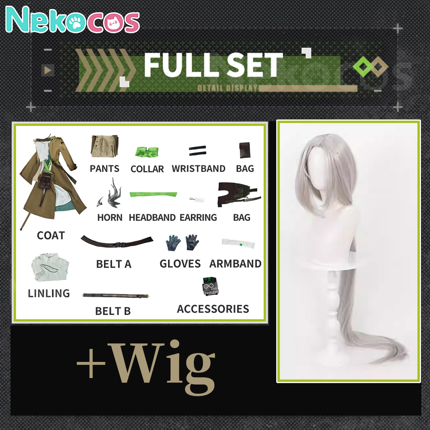 【Nekocos】Game Arknights Cosplay Nasti Cosplay Costume Premium Edition