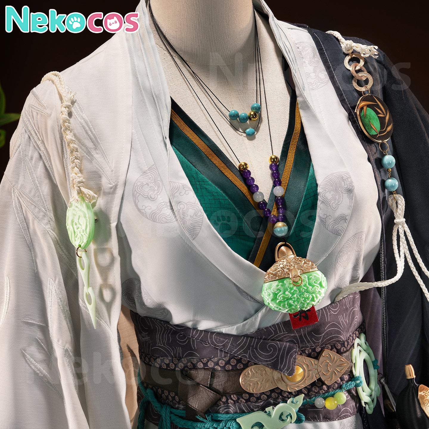 【Nekocos】Game Where Winds Meet Cosplay Jade Current Cosplay Costume | Custom-Tailor