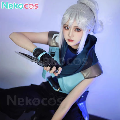 【Nekocos】Game Valorant Cosplay Jett Cosplay Costume | In Stock