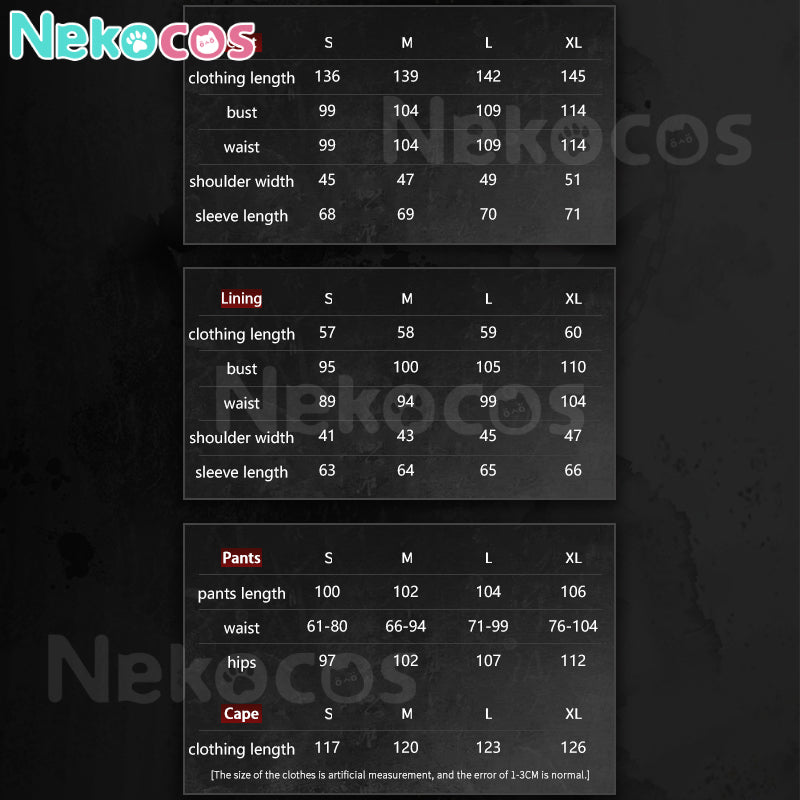 【Nekocos】Game Where Winds Meet Cosplay Jiang Yan Cosplay Costume | Custom-Tailor