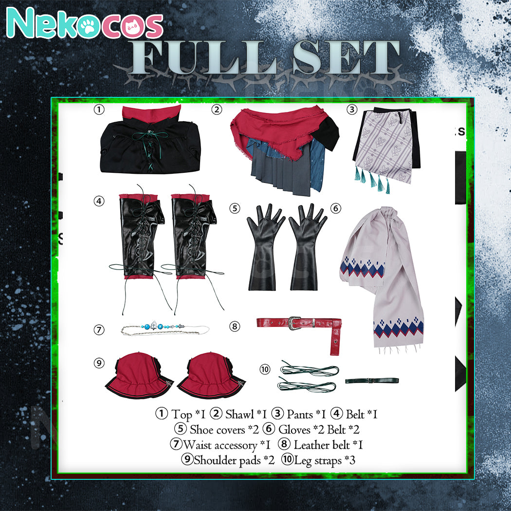 【Nekocos】Movie Cosplay Costume Halloween Cape Standard Collar Custom Christmas Cosplay Costume | Custom-Tailor