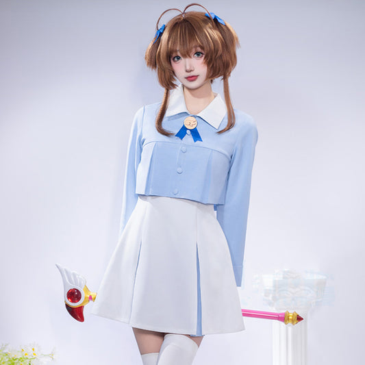 【Nekocos】Anime Cardcaptor Sakura Cosplay Sakura Kinomoto Dating Cosplay Costume | In Stock