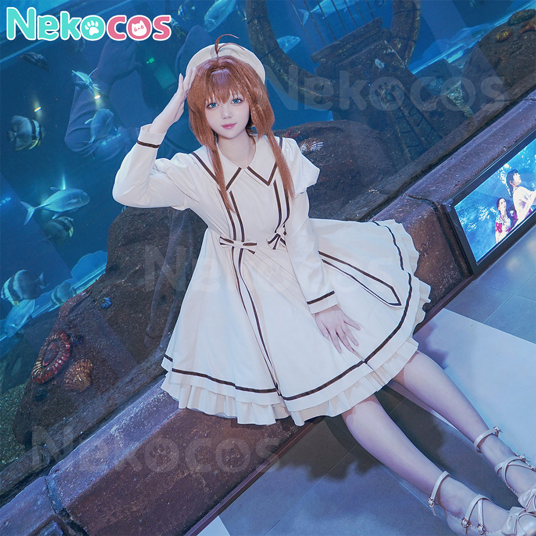【Nekocos】Anime Cardcaptor Sakura Cosplay Kinomoto Sakura Daily Cosplay Costume | In Stock