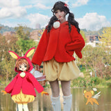 【Nekocos】Anime Cardcaptor Sakura Cosplay Kinomoto Sakura Rabbit Cosplay Costume | Custom-Tailor