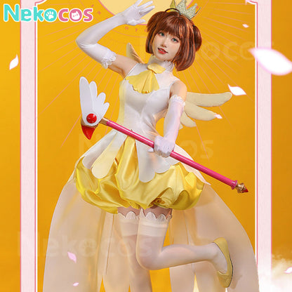 【Nekocos】Anime Cardcaptor Sakura Cosplay Kinomoto Sakura Cosplay Costume | In Stock