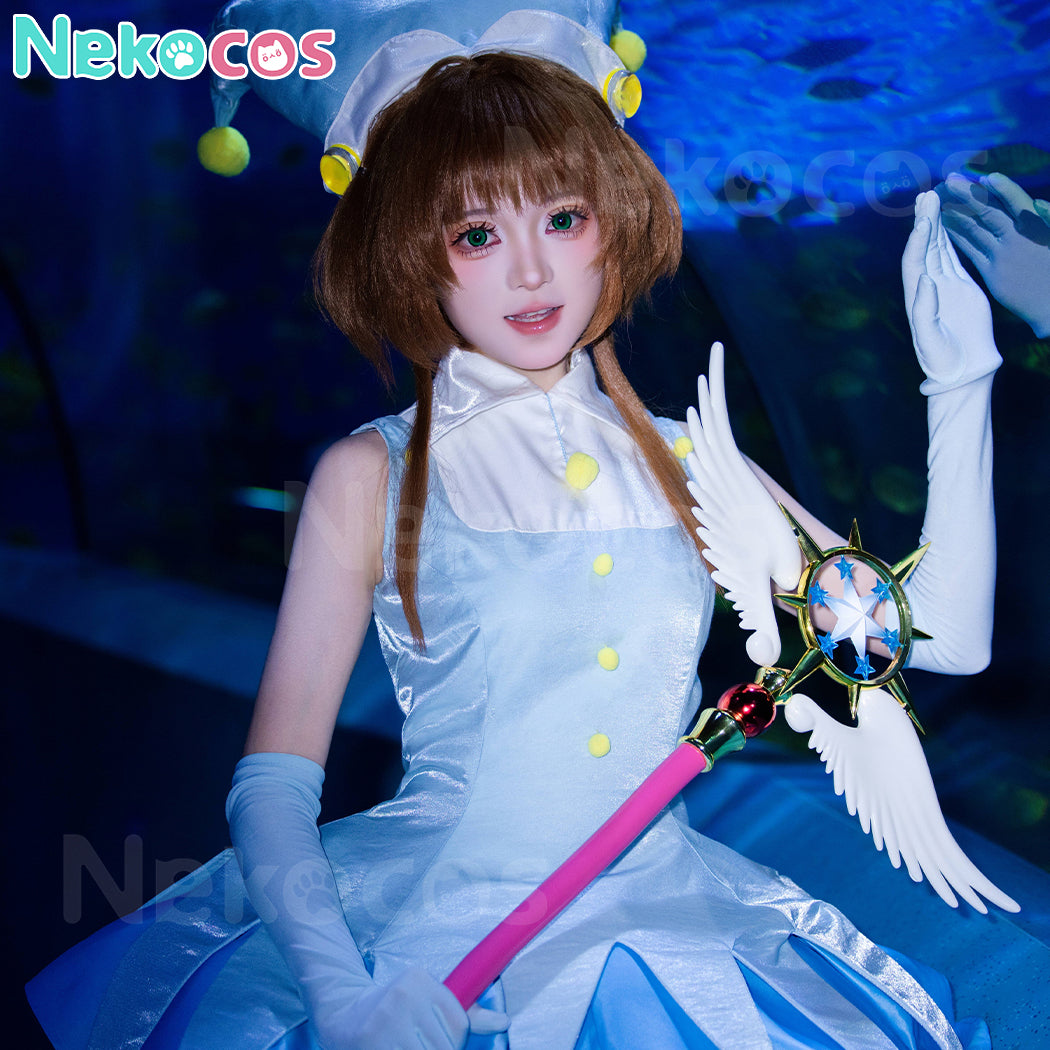 【Nekocos】Anime Cardcaptor Sakura Cosplay Kinomoto Sakura Cosplay Costume | In Stock