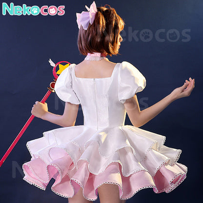 【Nekocos】Anime Cardcaptor Sakura Cosplay Kinomoto Sakura Cosplay Costume | In Stock