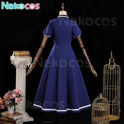 【Nekocos】Anime Cardcaptor Sakura Cosplay Kinomoto Sakura Blue Cosplay Costume | Pre-Sale