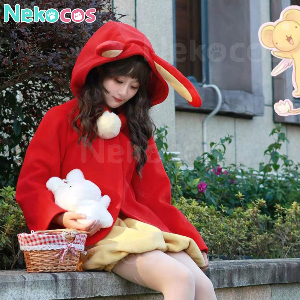 【Nekocos】Anime Cardcaptor Sakura Cosplay Kinomoto Sakura Rabbit Cosplay Costume | Custom-Tailor