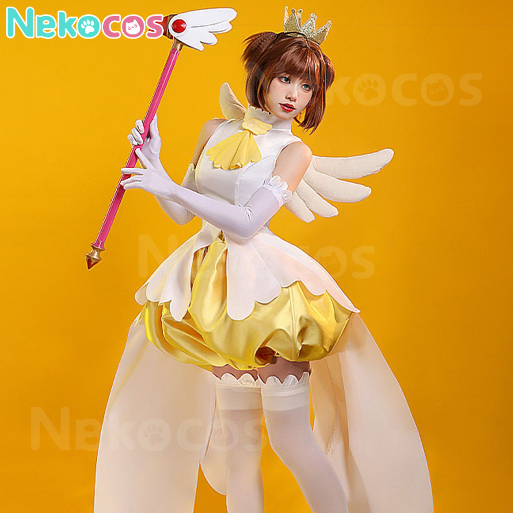 【Nekocos】Anime Cardcaptor Sakura Cosplay Kinomoto Sakura Cosplay Costume | In Stock