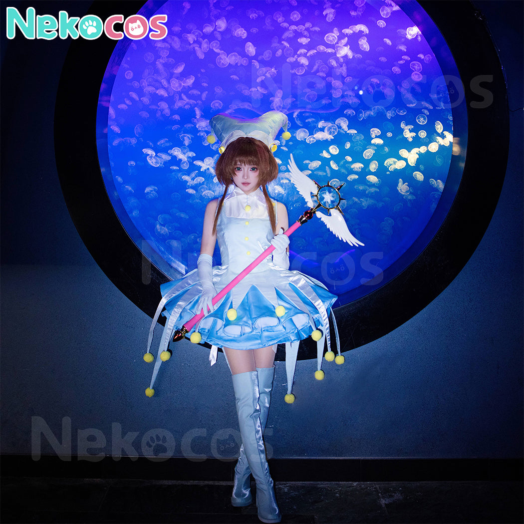 【Nekocos】Anime Cardcaptor Sakura Cosplay Kinomoto Sakura Cosplay Costume | In Stock