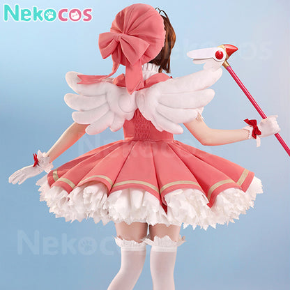 【Nekocos】Anime Cardcaptor Sakura Cosplay Kinomoto Sakura Cosplay Costume | In Stock
