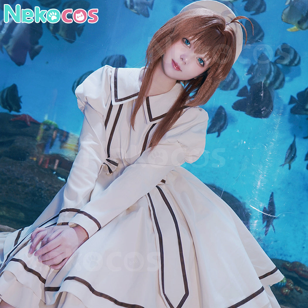【Nekocos】Anime Cardcaptor Sakura Cosplay Kinomoto Sakura Daily Cosplay Costume | In Stock