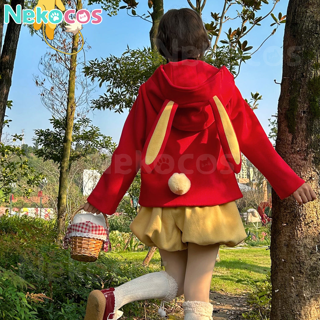 【Nekocos】Anime Cardcaptor Sakura Cosplay Kinomoto Sakura Rabbit Cosplay Costume | Custom-Tailor