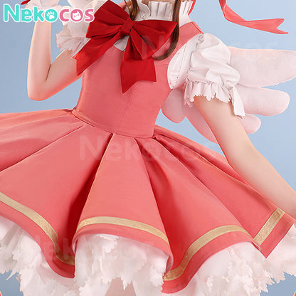 【Nekocos】Anime Cardcaptor Sakura Cosplay Kinomoto Sakura Cosplay Costume | In Stock