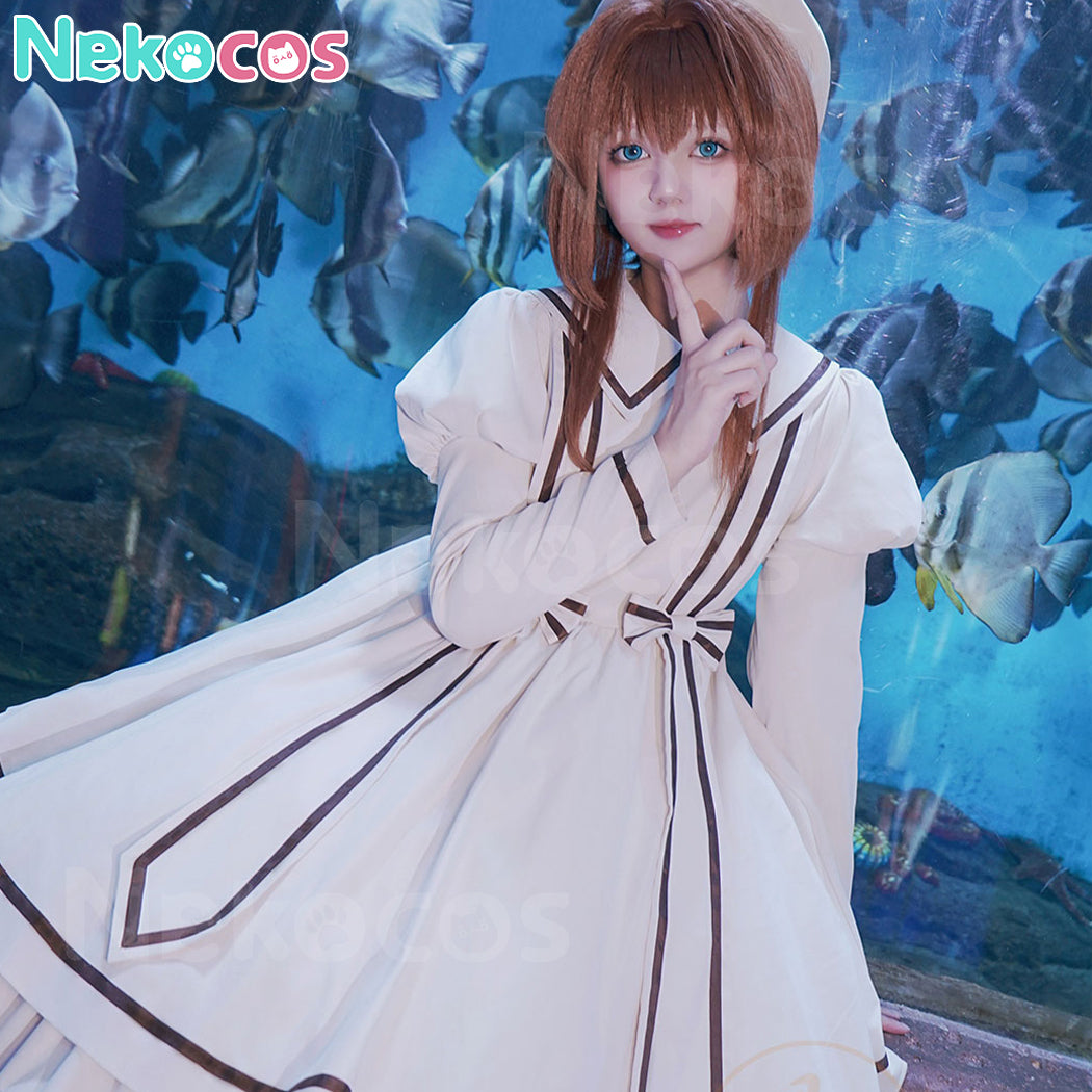【Nekocos】Anime Cardcaptor Sakura Cosplay Kinomoto Sakura Daily Cosplay Costume | In Stock