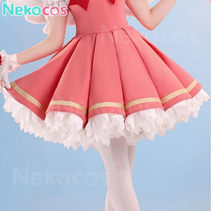【Nekocos】Anime Cardcaptor Sakura Cosplay Kinomoto Sakura Cosplay Costume | In Stock