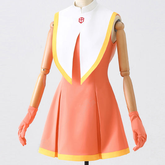 【Nekocos】Anime Cardcaptor Sakura Cosplay Sakura Kinomoto Cheerleading Cosplay Costume | In Stock
