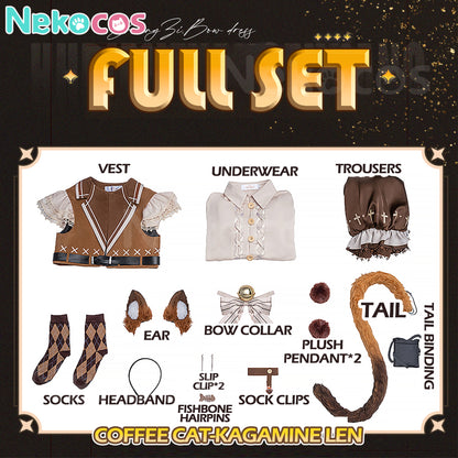 【Nekocos】Vocaloid Kagamine Rin & Len Cosplay Kagamine Len Cosplay Costume | Pre-Sale