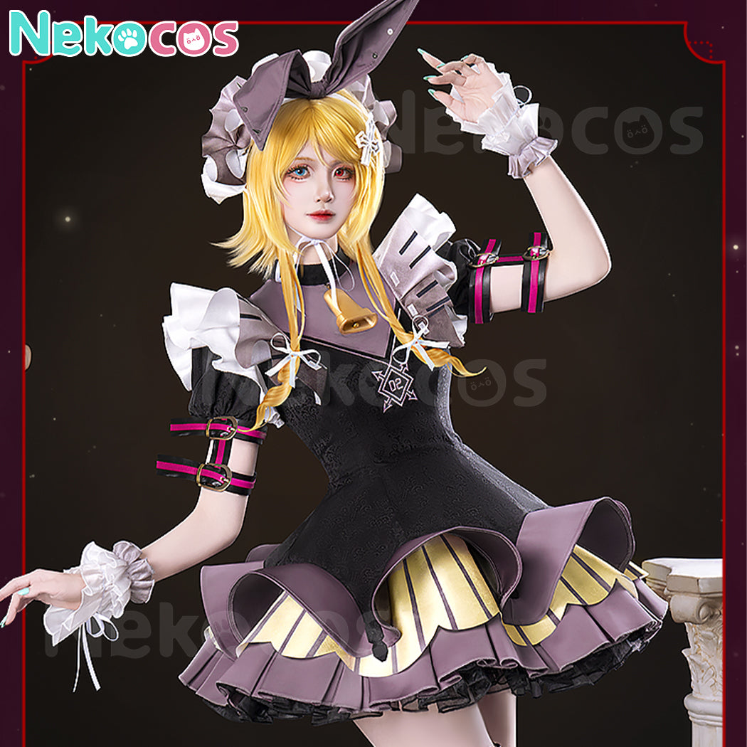 【Nekocos】Vocaloid Hatsune Miku x Kagamine Rin & Len Cosplay Kagamine Rin Cosplay Costume | In Stock