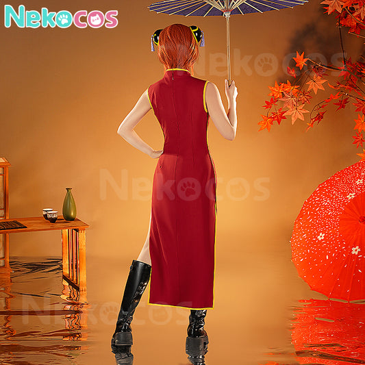 【Nekocos】Anime Gintama Cosplay Kagura Cheongsam Cosplay Costume | Pre-Sale