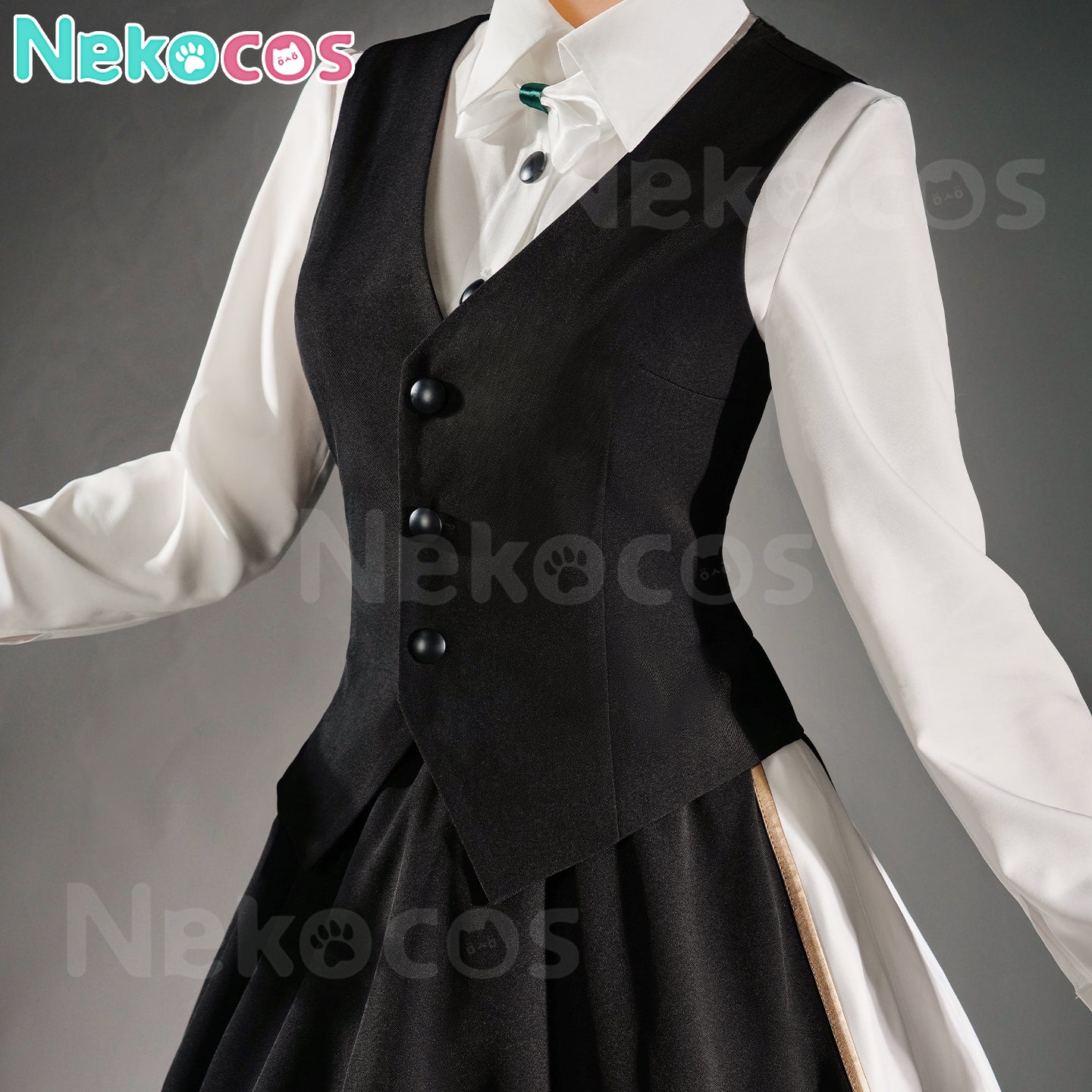 【Nekocos】Game Arknights Cosplay Kal'tsit Cosplay Costume Premium Edition | Custom-Tailor