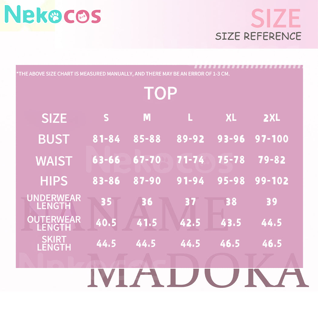 【Nekocos】Anime Puella Magi Madoka Magica Cosplay Kaname Madoka Cosplay Costume | In Stock