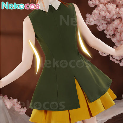 【Pre-Sale】Anime Cardcaptor Sakura Cosplay Kinomoto Sakura Hong Kong Trip Cosplay Costume Premium Edition