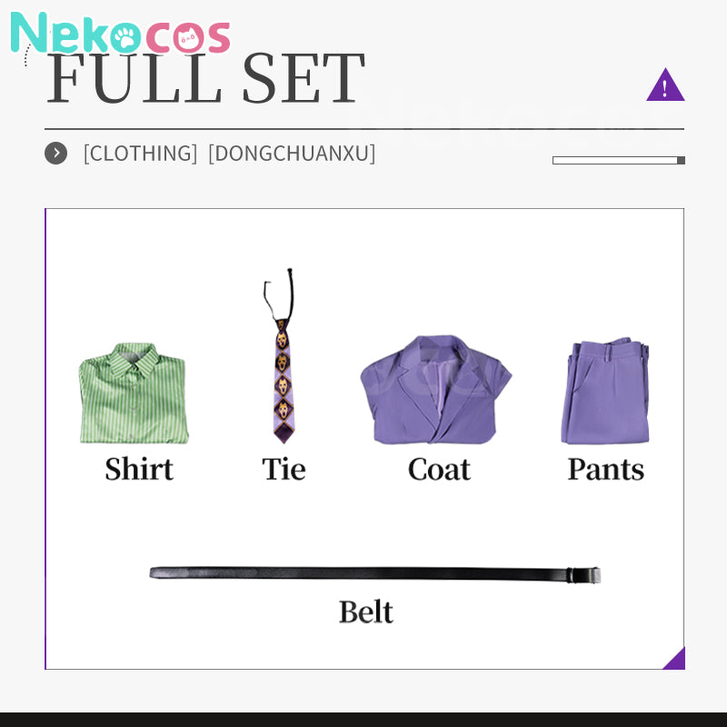 【Nekocos】Anime JoJo's Bizarre Adventure Cosplay Kira Yoshikage Cosplay Costume | Custom-Tailor