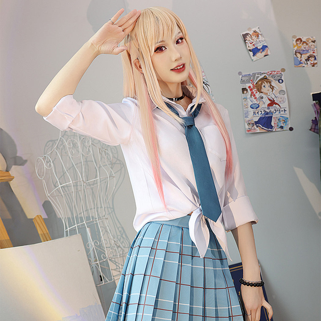 【Nekocos】Anime My Dress Up Darling Cosplay Kitagawa Marin Uniform Cosplay Costume | In Stock