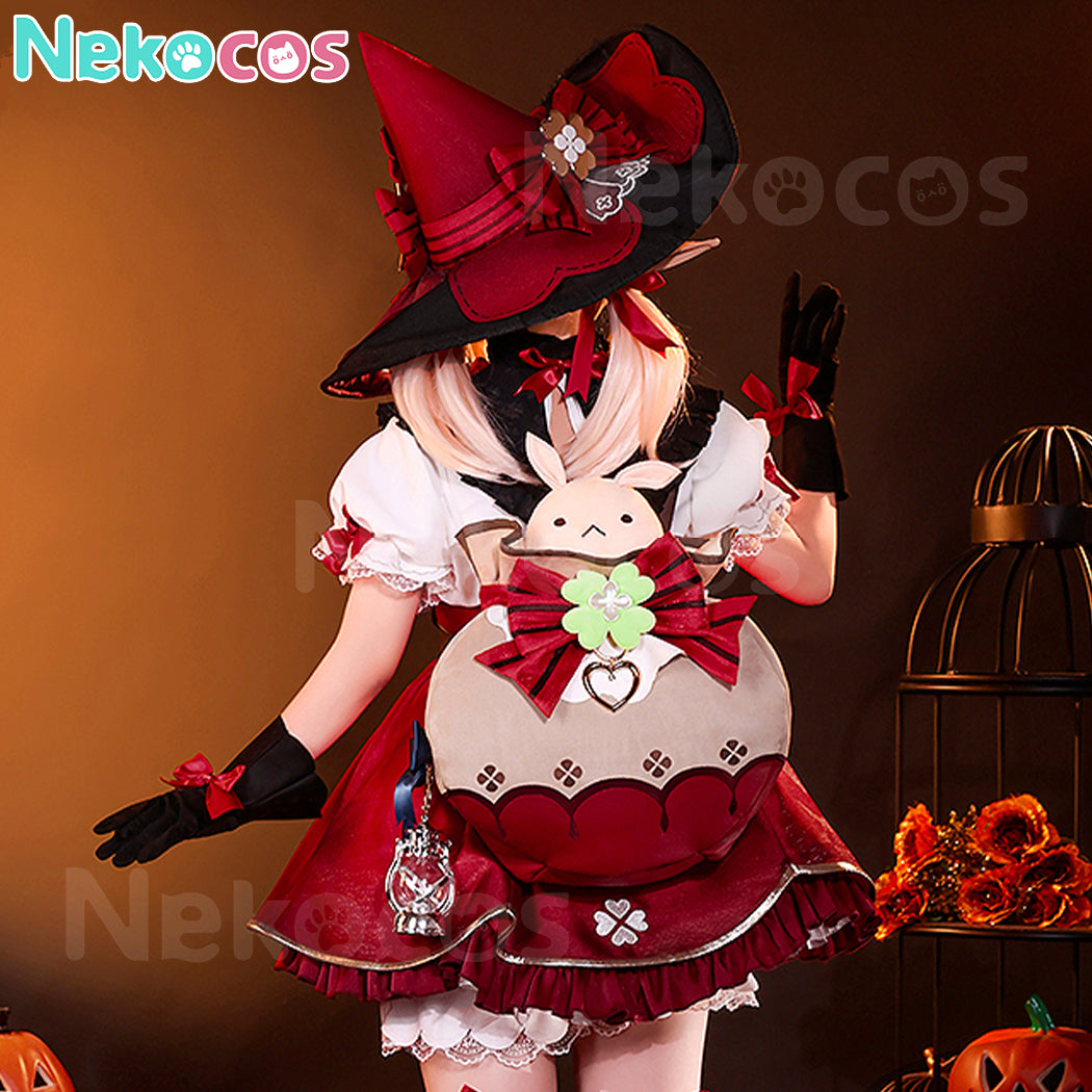 【Nekocos】Game Genshin Impact Cosplay Blossoming Starlight Klee Cosplay Costume Premium Edition | In Stock