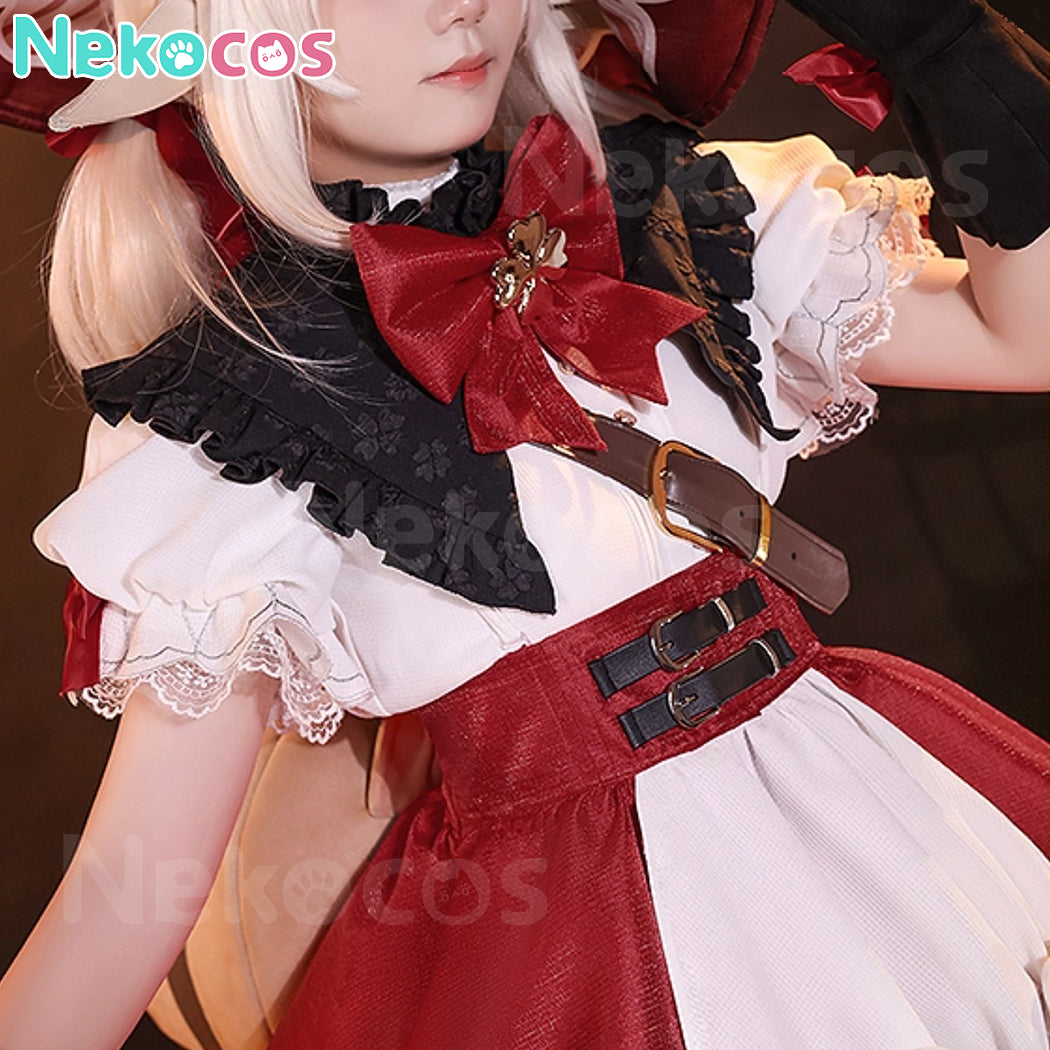 【Nekocos】Game Genshin Impact Cosplay Blossoming Starlight Klee Cosplay Costume Premium Edition | In Stock