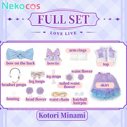 【Nekocos】Anime Love Live! School Idol Project Cosplay Kotori Minami Cosplay Costume | In Stock