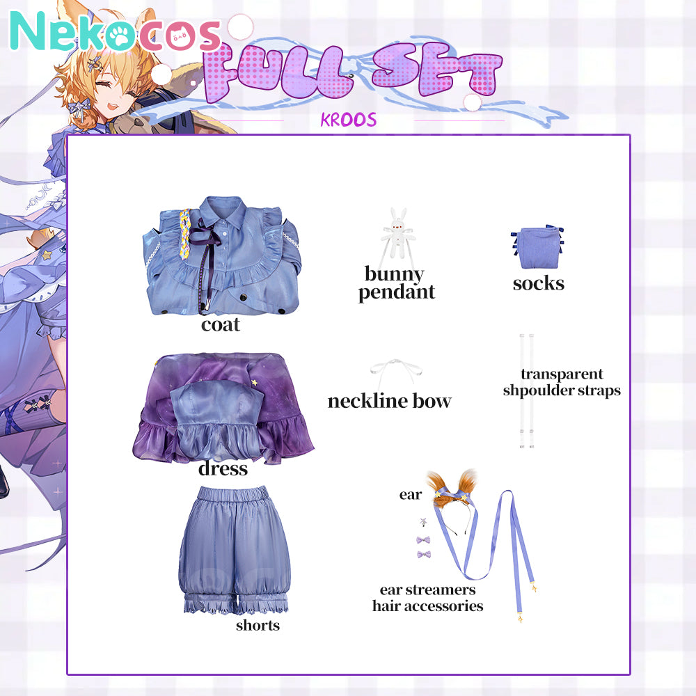 【Nekocos】Game Arknights Cosplay Kroos Cosplay Costume | Pre-Sale