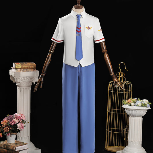 【Nekocos】Anime Cardcaptor Sakura Cosplay Syaoran Li School Uniform Cosplay Costume | Pre-Sale