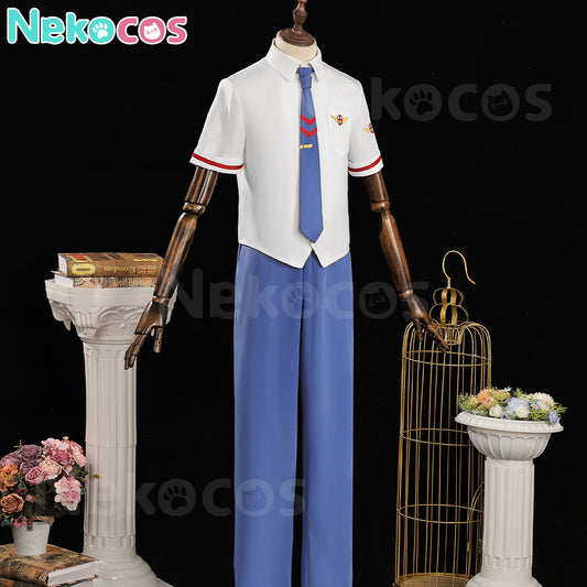 【Nekocos】Anime Cardcaptor Sakura Cosplay Syaoran Li School Uniform Cosplay Costume | Pre-Sale