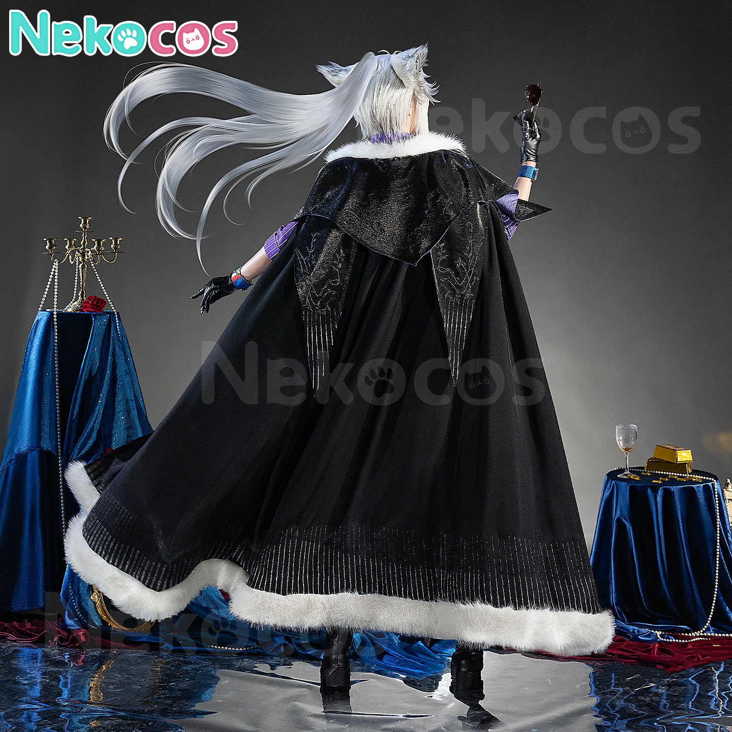 【Nekocos】Game Arknights Cosplay Lappland the Decadenza Cosplay Costume Premium Edition | Custom-Tailor