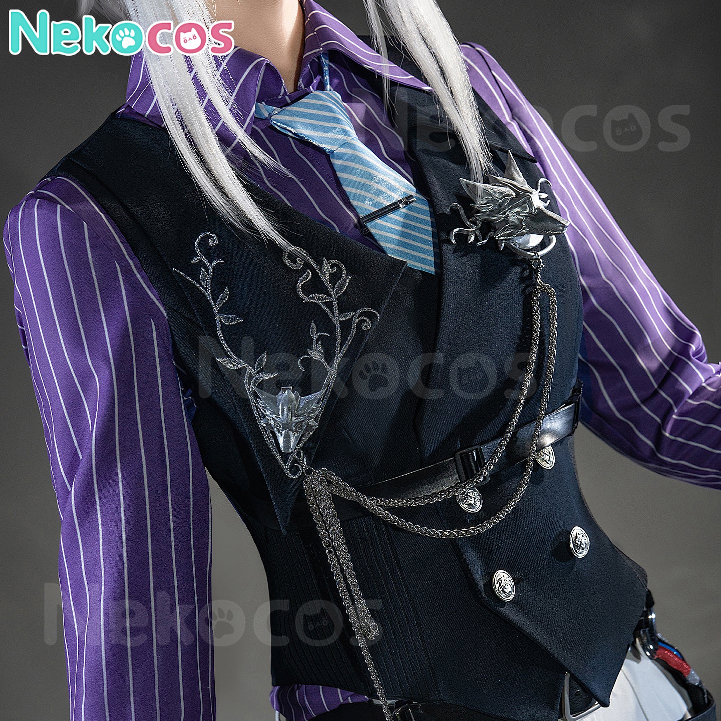 【Nekocos】Game Arknights Cosplay Lappland the Decadenza Cosplay Costume Premium Edition | Custom-Tailor